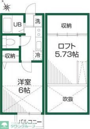 レクエルド烏山の物件間取画像